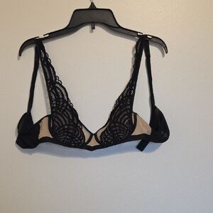 ThirdLove Black and Tan Lace Bra